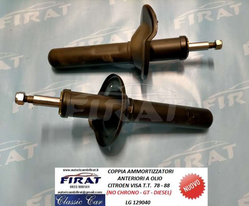 AMMORTIZZATORI CITROEN VISA 78 - 88 ANT. 129040